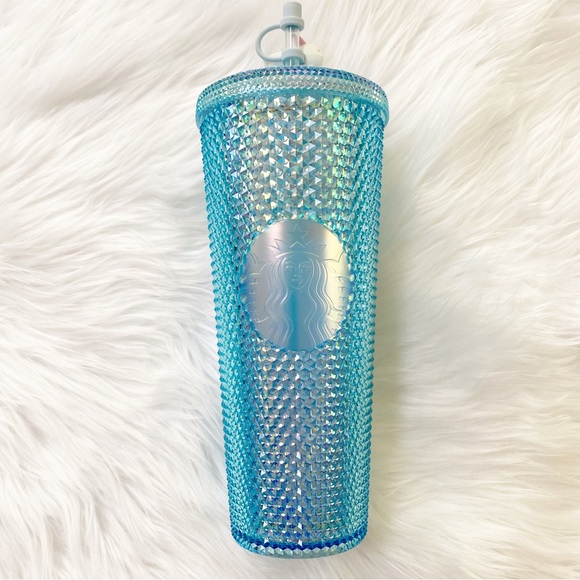 NWT Starbucks China Blue Bunny Studded Tumbler - Picture 2 of 6